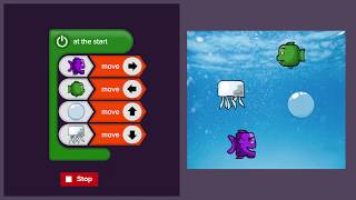Block coding - Level 1: Under the sea from On the move