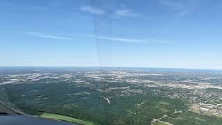 Bombardier Challenger 350 landing Chicago Midway (MDW) Runway 4R (PEL)