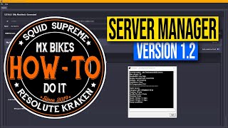 MX Bikes Dedicated Server Update | Resolute MXB Server Manager v1.2 screenshot 1