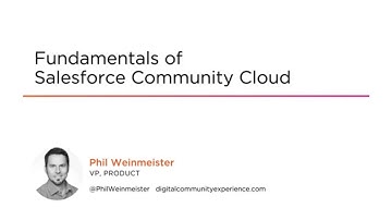 Salesforce Skills: Fundamentals of Salesforce Community Cloud Course Preview