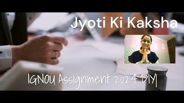 ignou solved assignment handwritten for free 2024 || Free Without downloading PDF || DIY ||