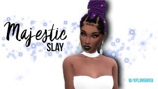 THE SIMS 4: CAS | MAJESTIC SLAY W/XPLUMBMOB | FULL CC LIST   SIM DOWNLOAD
