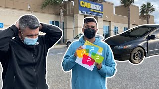 We took our $900 Auction car to Carmax...