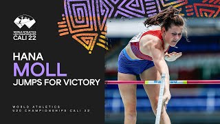Moll strikes world U20 pole vault gold with 4.35m | World Athletics U20 Championships Cali 2022