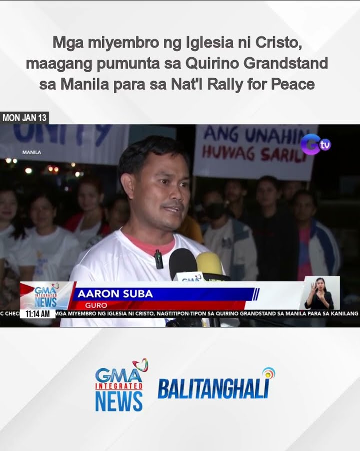 Mga miyembro ng Iglesia Ni Cristo, maagang pumunta sa Quirino Grandstand sa Manila... | Balitanghali
