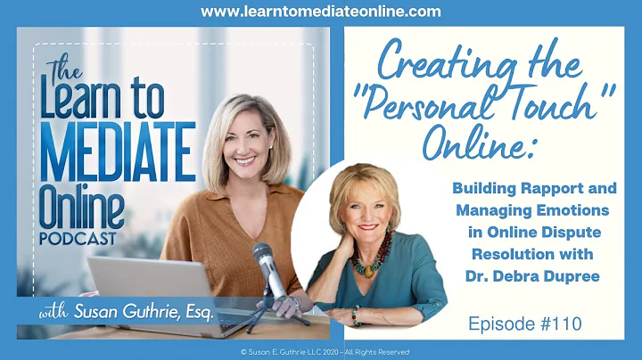 The Personal Touch Online: Building Rapport and Ma...