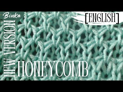 [English] New original variation of the honeycomb knitting pattern.