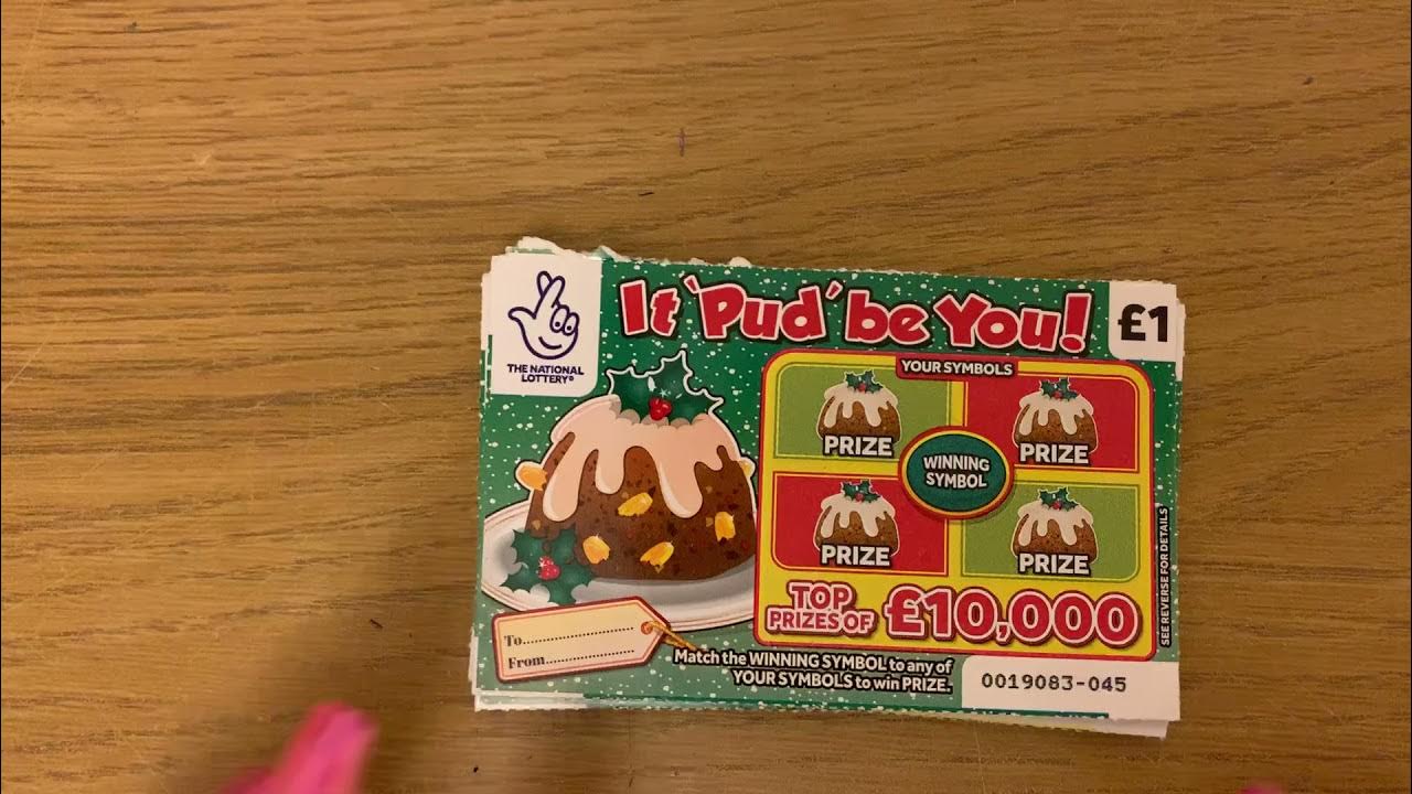 Christmas 2021 £1 Scratchcards It PUD Be You National Lottery UK ...