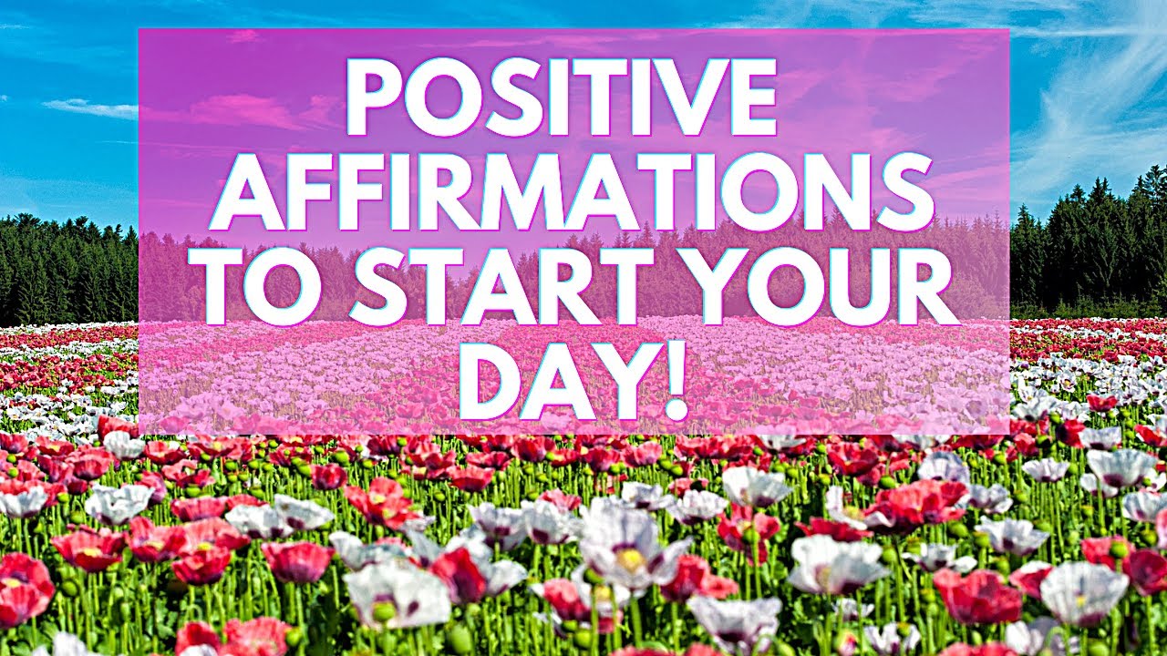 POSITIVE MORNING AFFIRMATIONS TO START THE DAY (FEMALE VOICE 432 HZ MUSIC)