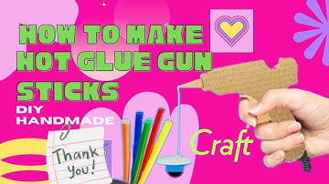 How to make Glue stick at home|How to make glue gun at home|Glue Gun|Glue Gun Hacks|Hot Glue gun#diy