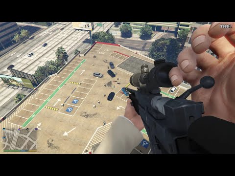 GTA 5 - Sniper Attack on Mafia & Cartel Deal + Ten Star Escape