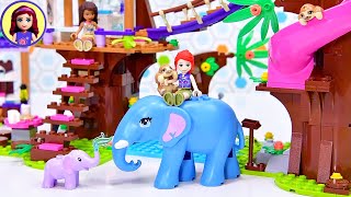 Lego Friends Rescue Jungle Animals Elephant Baby ~ Sloth ~ Panda ~ Llama 
