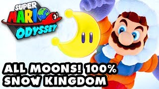 Super Mario Odyssey - All Moons - Snow Kingdom 100%