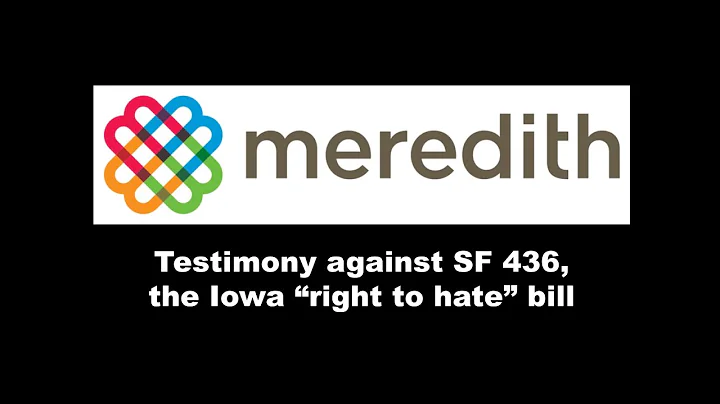Mikayla Wilson of the Meredith Corporation speaks ...