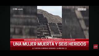 México Un Hombre Atacó A Turistas En La Pirámide De La Luna, Mató A Una Canadiense Y Se Suicidó