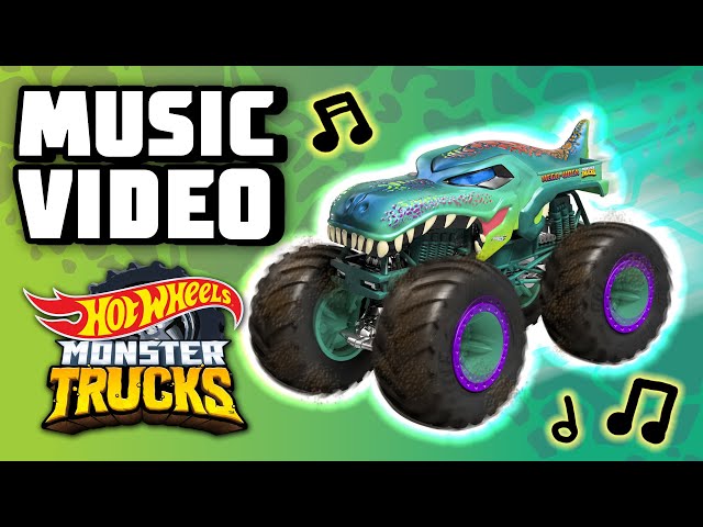 Official MUSIC VIDEO 🎶, Smash and Roar 🦈 ft Monster Truck MEGA WREX