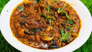 Mushroom gravy in tamil/kalan gravy/sidedish for chapathi/side dish for idli dosa#mushroom