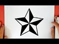 HOW TO DRAW A NAUTICAL STAR