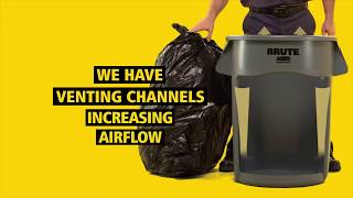 Rubbermaid Brute® Vented Trash Can