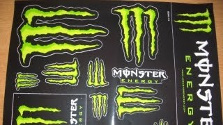 How to get FREE Monster Energy Stickers 