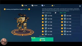 [WR] upgrade angler dan gothic mars sampai mk2 level1 | war robots indonesia