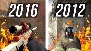 СРАВНЕНИЕ CS:GO 2012 и 2016