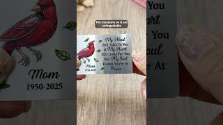 Memorial My Mind Still Talks To You | Personalized Aluminum Wallet Card