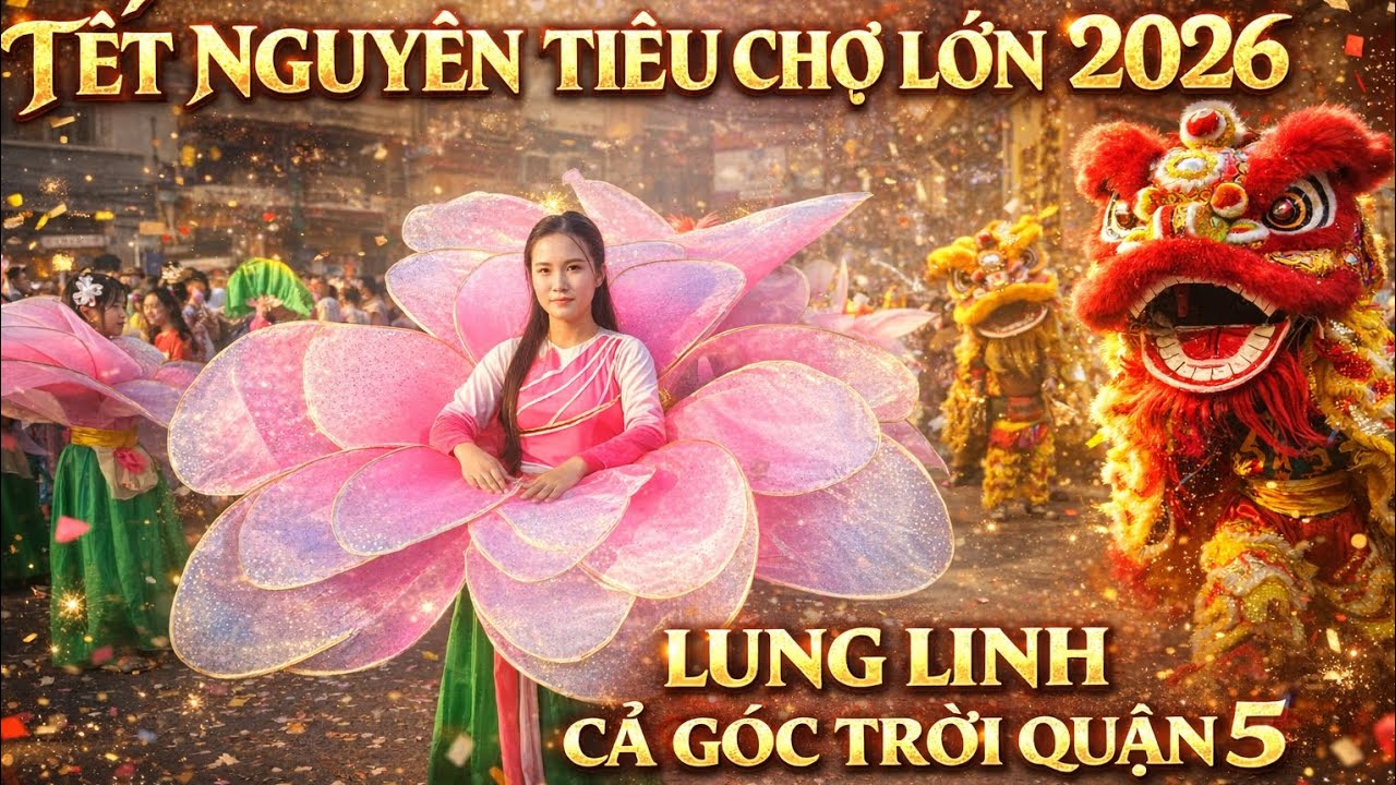TẾT NGUYÊN TIÊU CHỢ LỚN 2026 – LUNG LINH CẢ GÓC TRỜI QUẬN 5