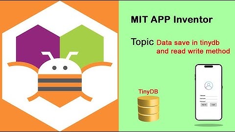 mit app inventor tinydb data read write