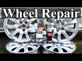 How to repair wheels with curb rash and scratches