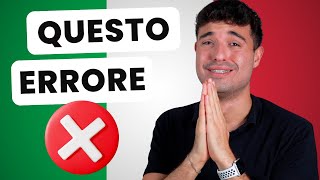 😱 DO NOT EVER make these mistakes in Italian…