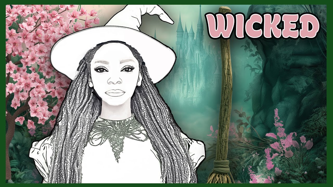 Wicked Elphaba 🌸 Coloriage