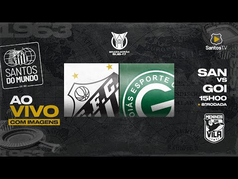 🔴 AO VIVO COM IMAGENS: SANTOS 2 x 1 GOIÁS | BRASILEIRO SUB-17 (06/09/23)