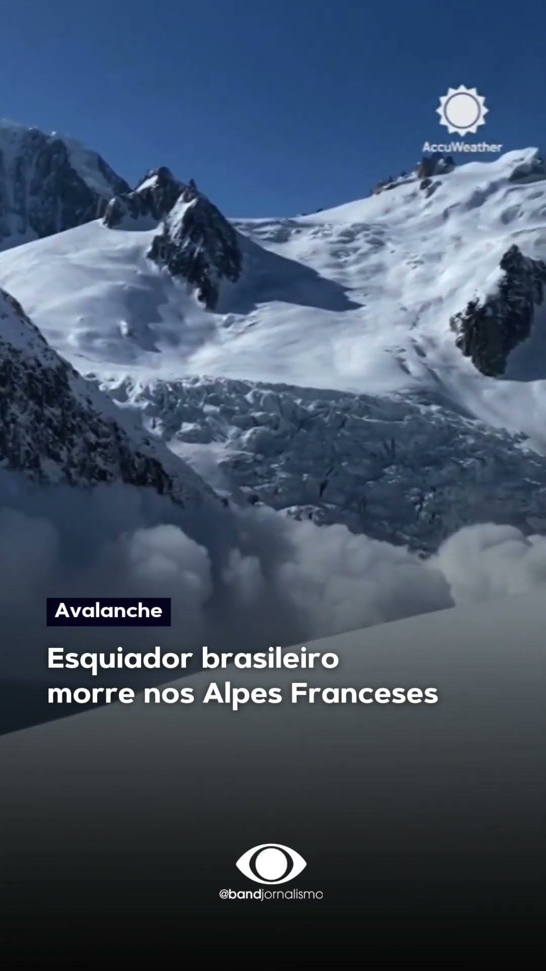 Brasileiro morre em avalanche nos Alpes Franceses #shorts