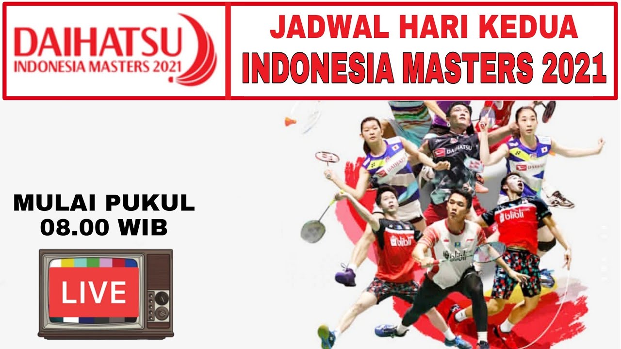 Jadual indonesia master 2021