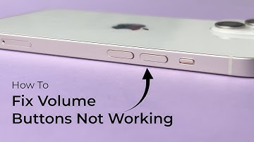 Hoe los ik het probleem op dat de volumeknoppen van mijn iPhone niet werken?