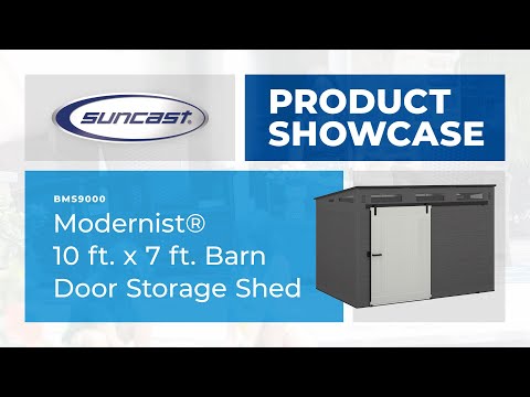 ⁣Suffolk Construction Home TV Commercial Suncast Modernist 10 x 7 Barn Door Shed Product Video