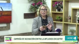 Campaña de vacunación contra la influenza en Castro