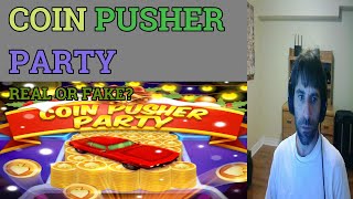 COIN PUSHER PARTY APP. Well they said you can earn money...