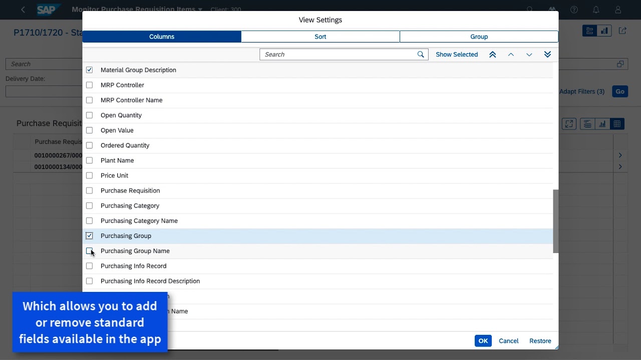 Using Smart Table Personalization in your SAP Fiori apps YouTube