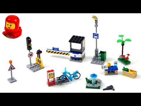 Lego City 40170 Build My City Accessory Set Speed Build Lego City 40170 Build My City Accessory Set Speed Build