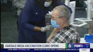 Mass Vaccinations Begin at Oakdale Theater