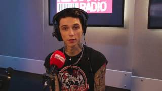 Andy Black on the Kerrang! Radio Hijack