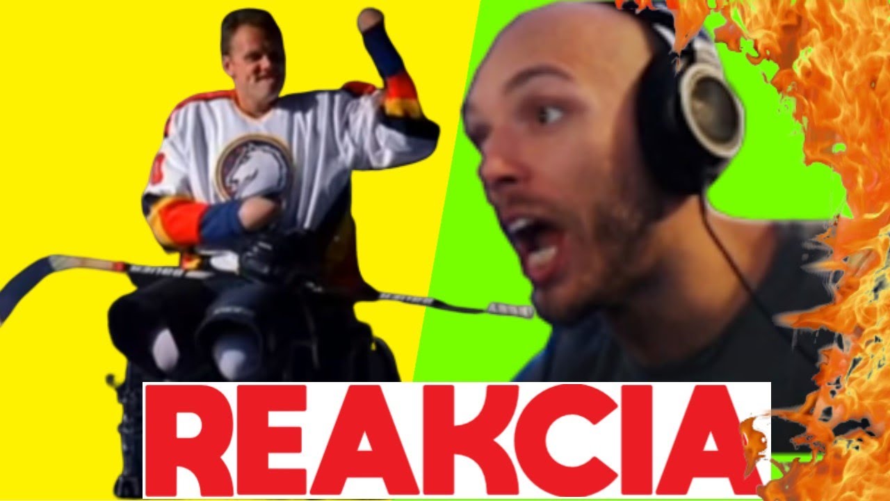 RESTT - REAKCIA na VOZÍČKARA bez RÚK a NÔH ktorý HRÁ HOKEJ (Zábavné Momenty)