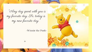 THE AMAZING QUOTES FROM WINNIE THE POOH   | QUOTES THAT WARM YOUR HEART