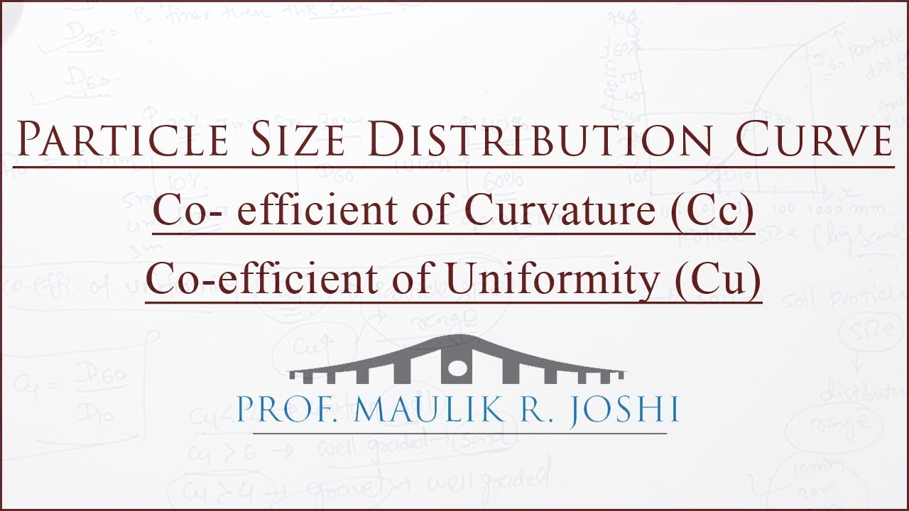 Particle Size Distribution Curve Explained in Gujarati Prof