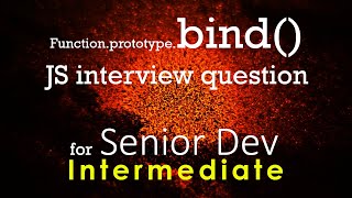 What is Bind | JS Interview Questions | Intermediate