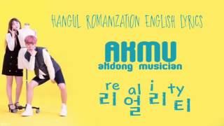 AKMU — REALITY (리얼리티) [Han| Rom| Eng lyrics] chords