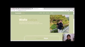 Website Portofolio Menggunakan HTML,CSS dan Javascript