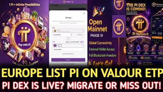 Pi Network Big Update: Testnet DEX, 1 Pi Use Cases, Valour ETP and Wallet Migration Requirements